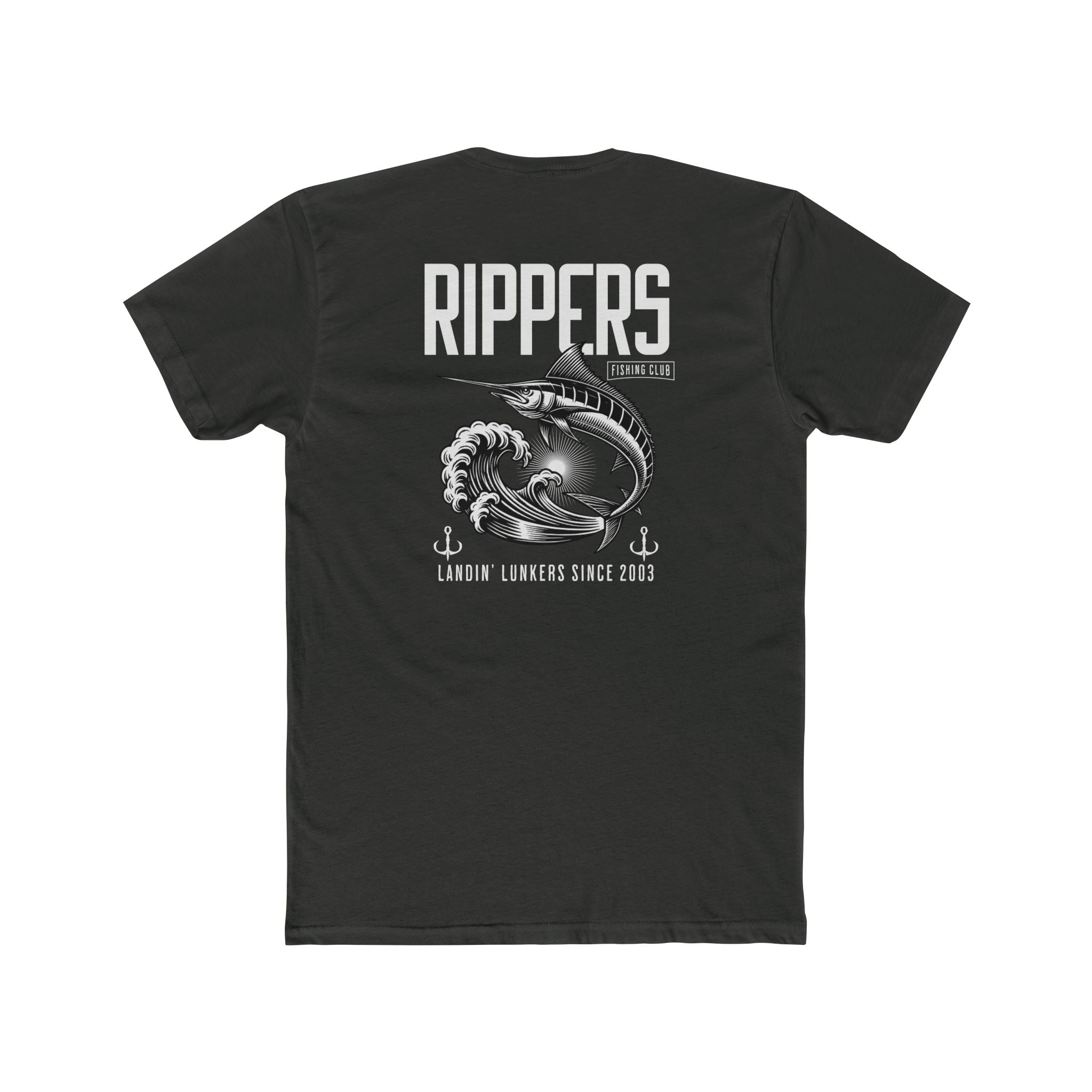 Copy of Rippers Fishing Club Unisex Cotton Crew Tee - Heavy Metal Graphic T-Shirt