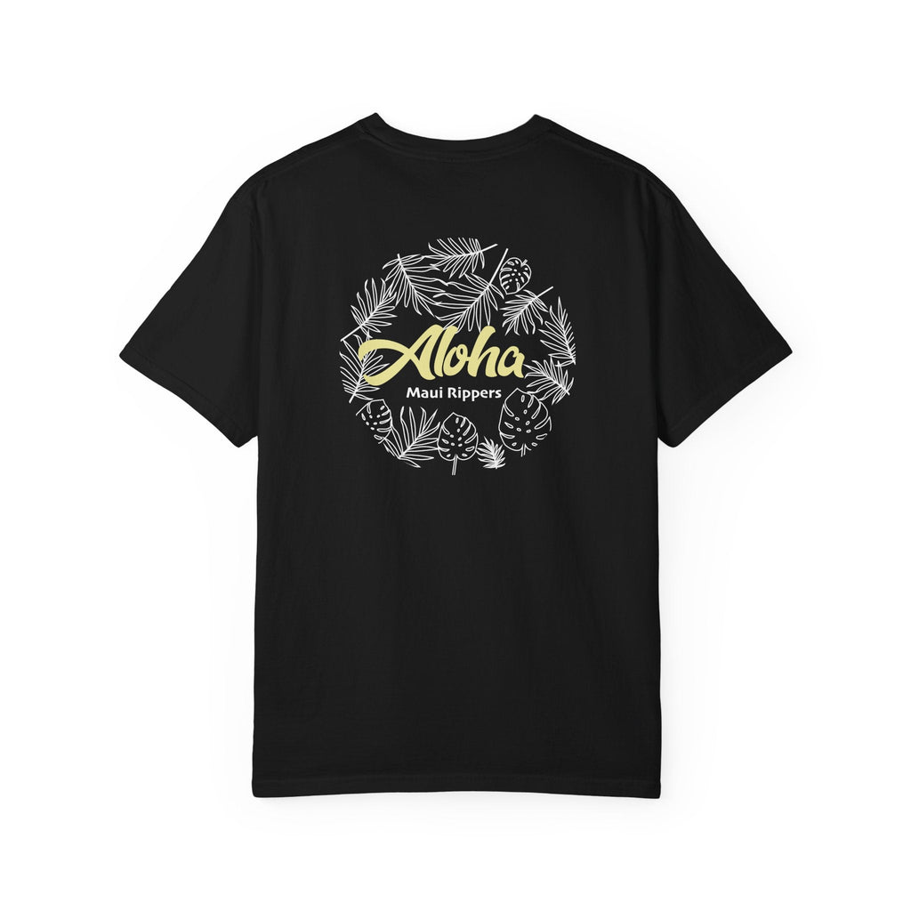 Aloha - Maui Rippers Pigment Dyed T-Shirt - Black