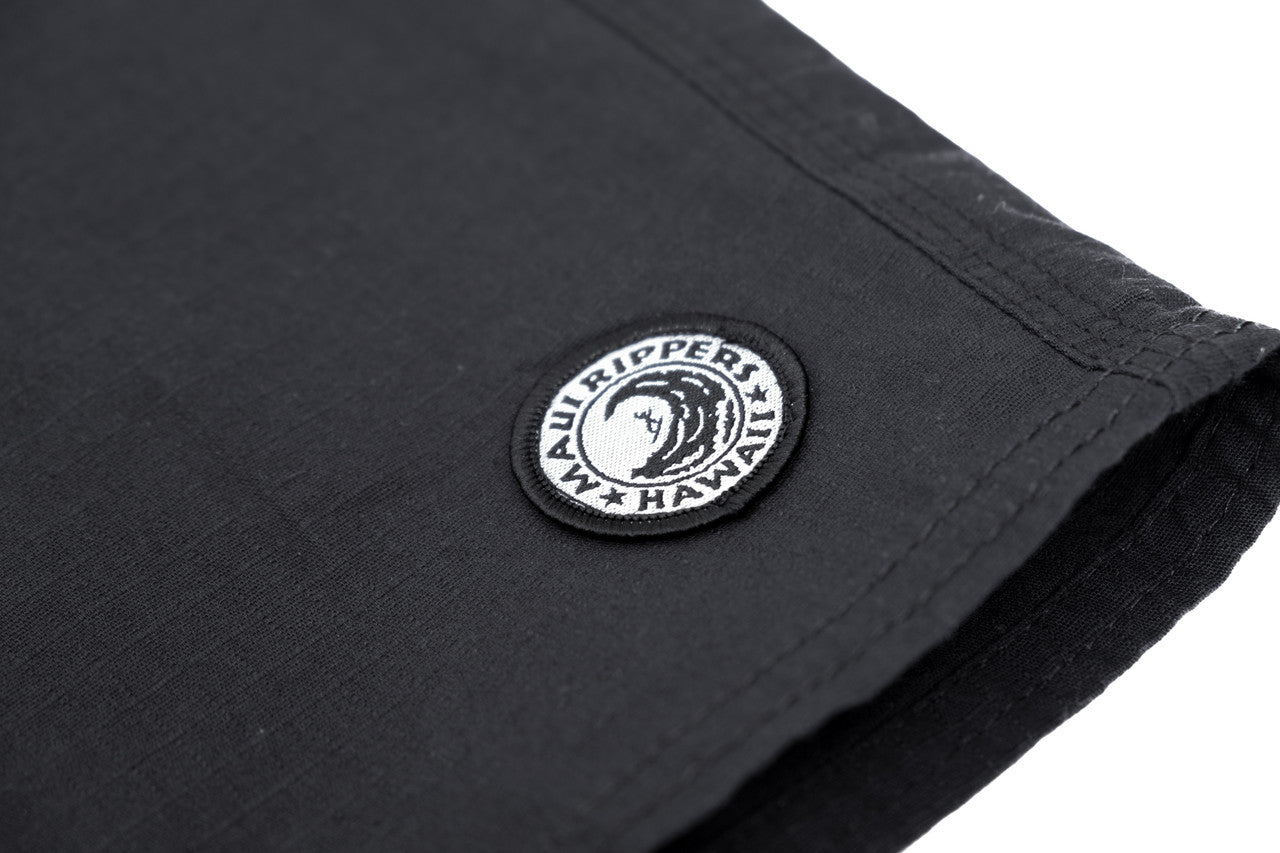 Black 23" Cargo Ripstop Walkshort