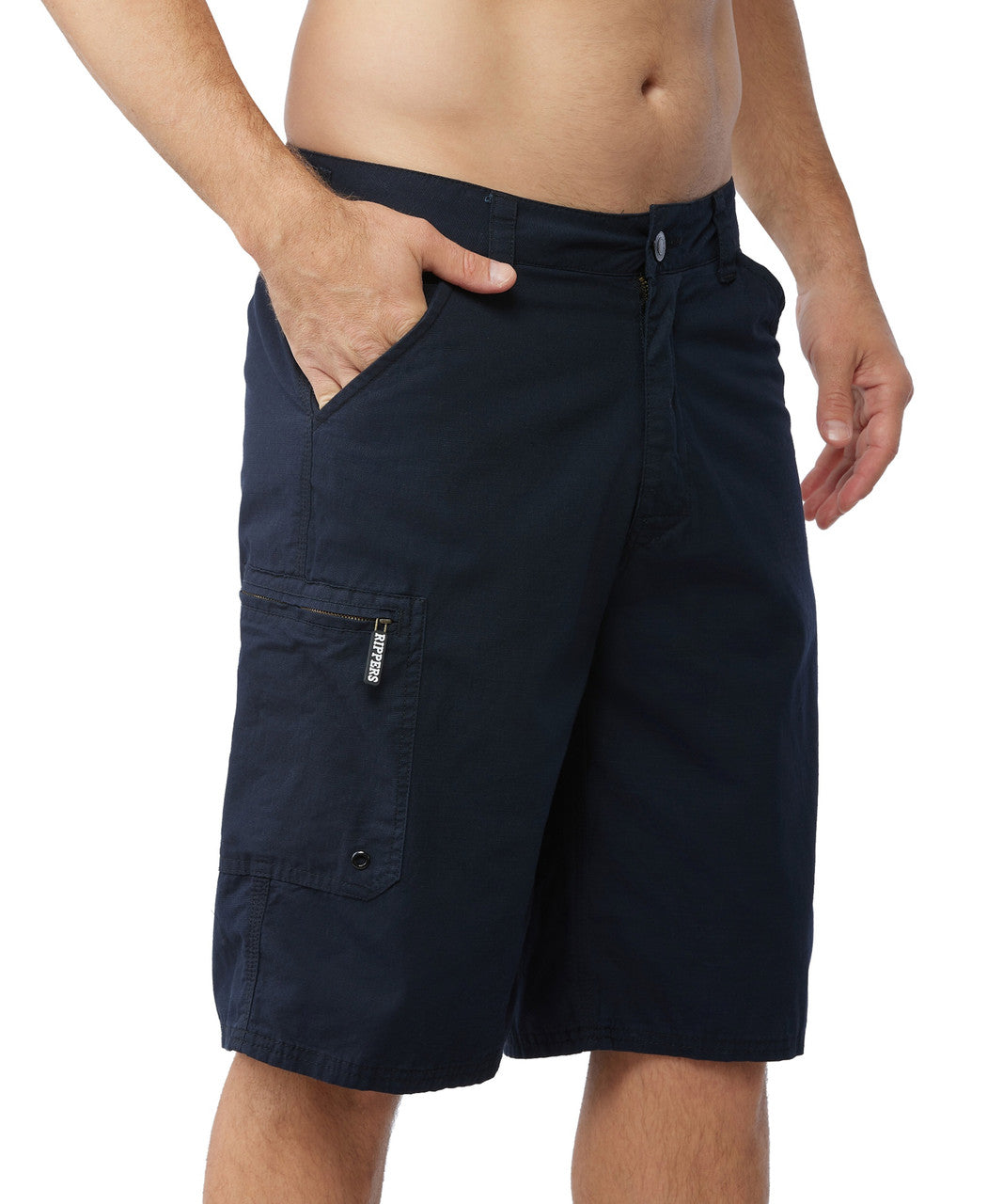 Black 23" Cargo Ripstop Walkshort