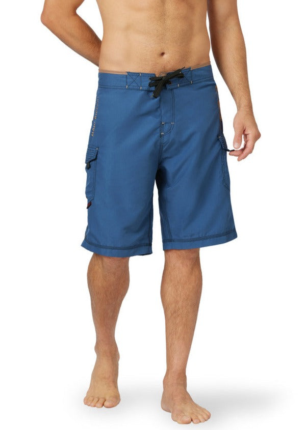 Navy 21" Hawaiian Octo Tako Fishing Shorts