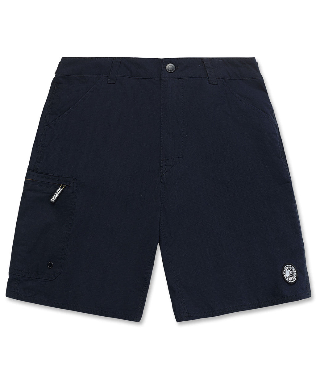 Black 21" Cargo Ripstop Walkshort