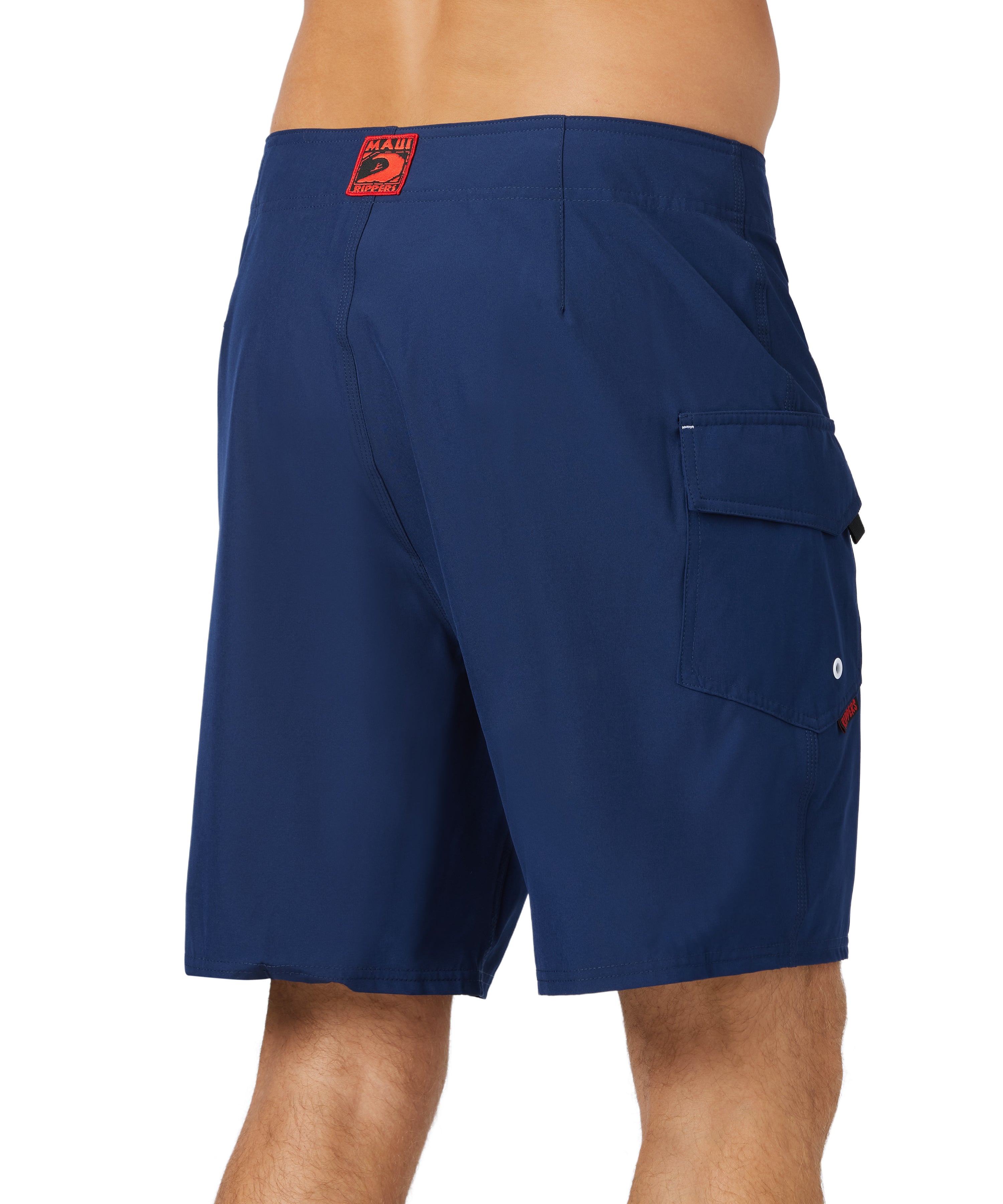 19" Stretch Lifeguard & Fire Uniform Boardshort - Navy