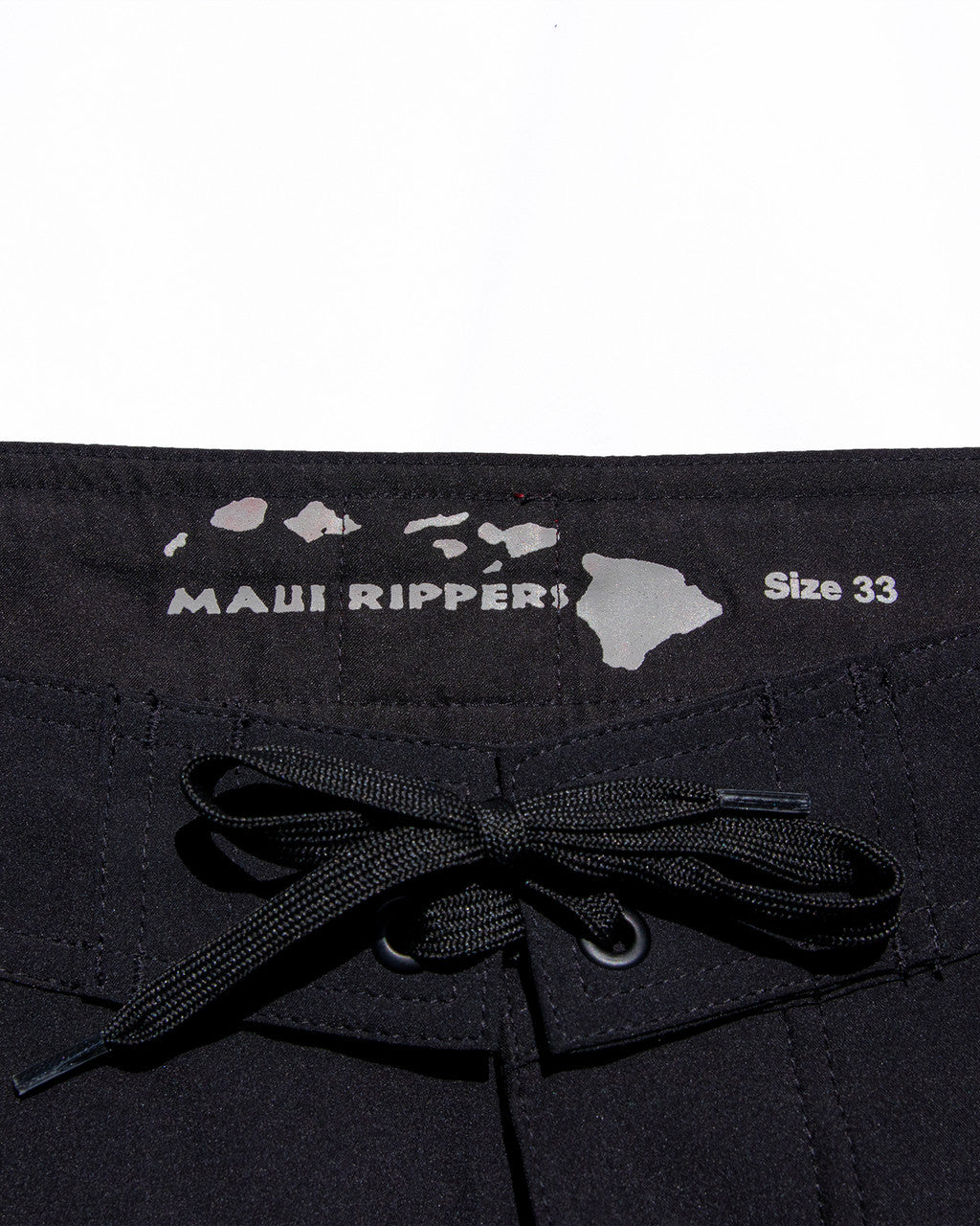 Core Black Extra Long 24" Stretch Boardshort