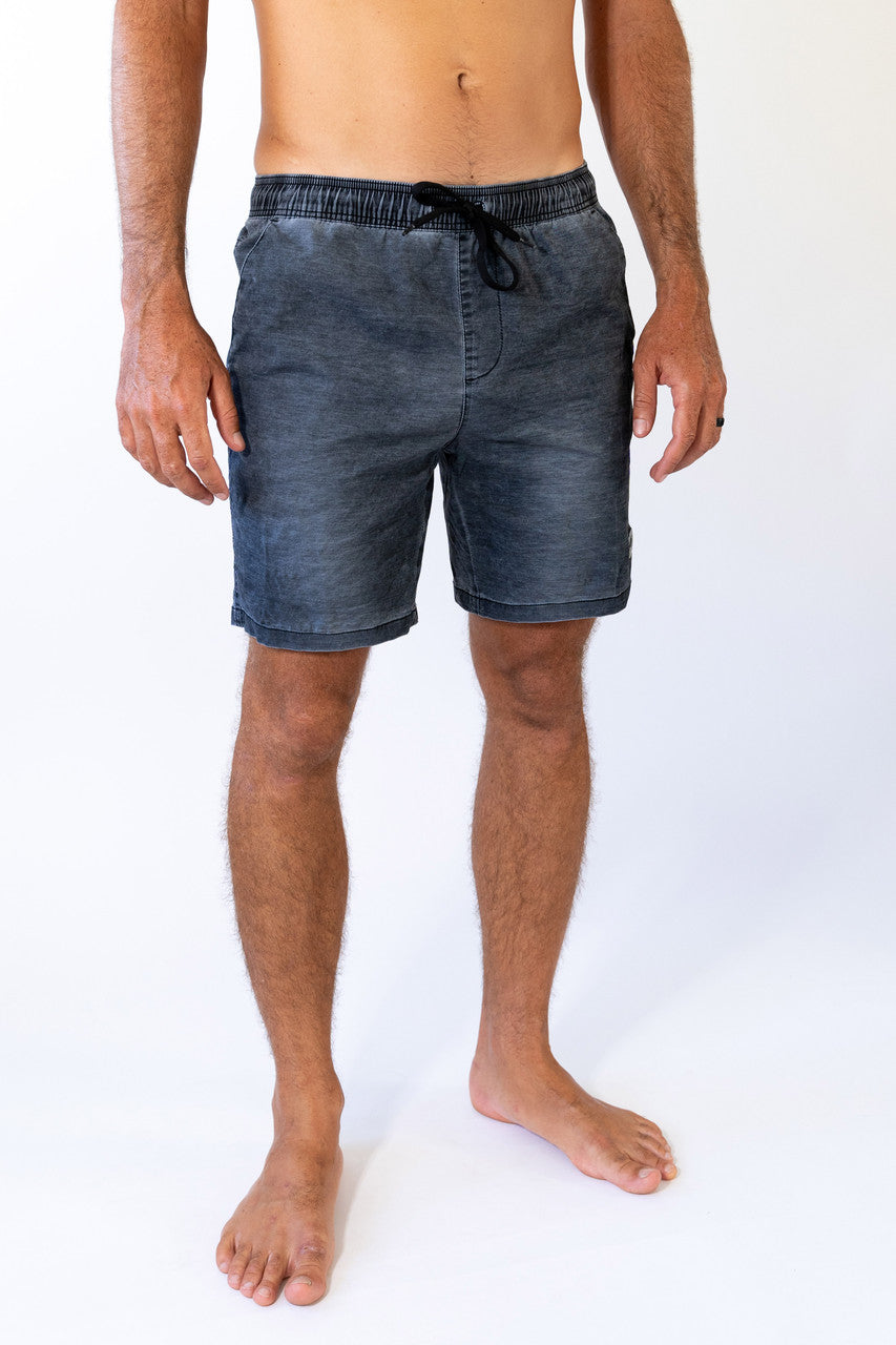 Black MTF 18" Swim Trunks