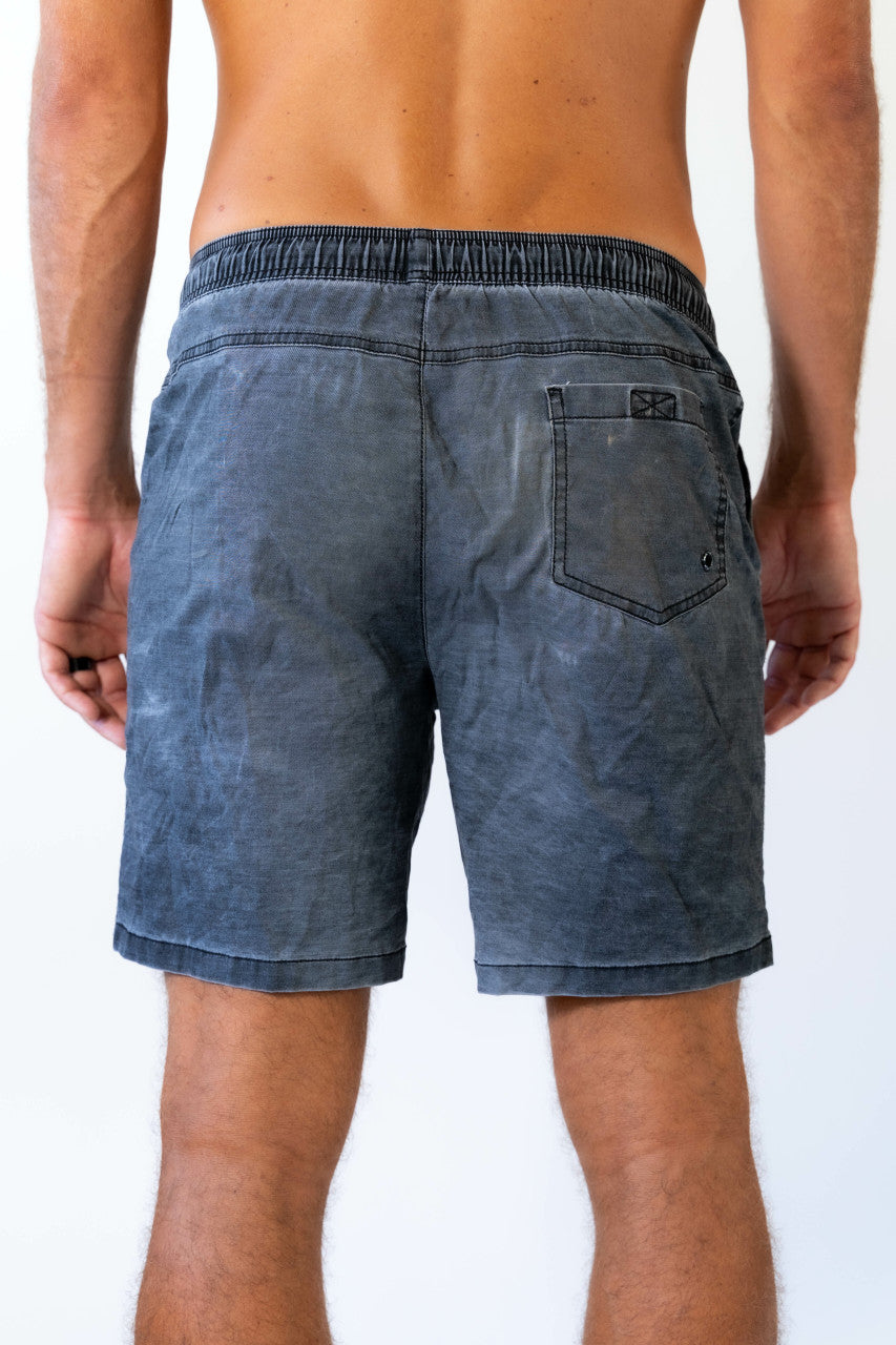 Black MTF 18" Swim Trunks