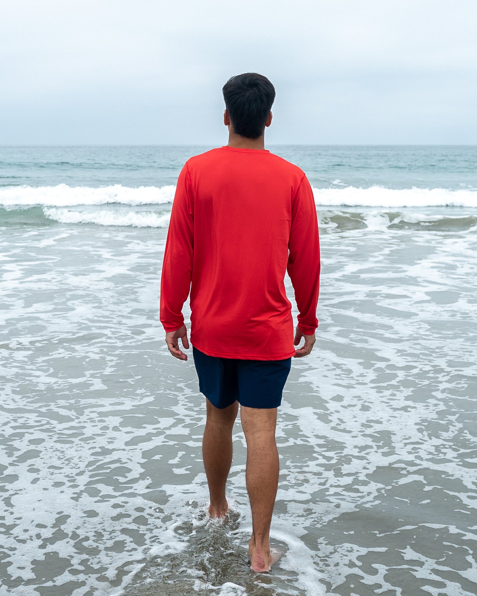 17" Stretch Lifeguard & Fire Uniform Boardshort - Navy