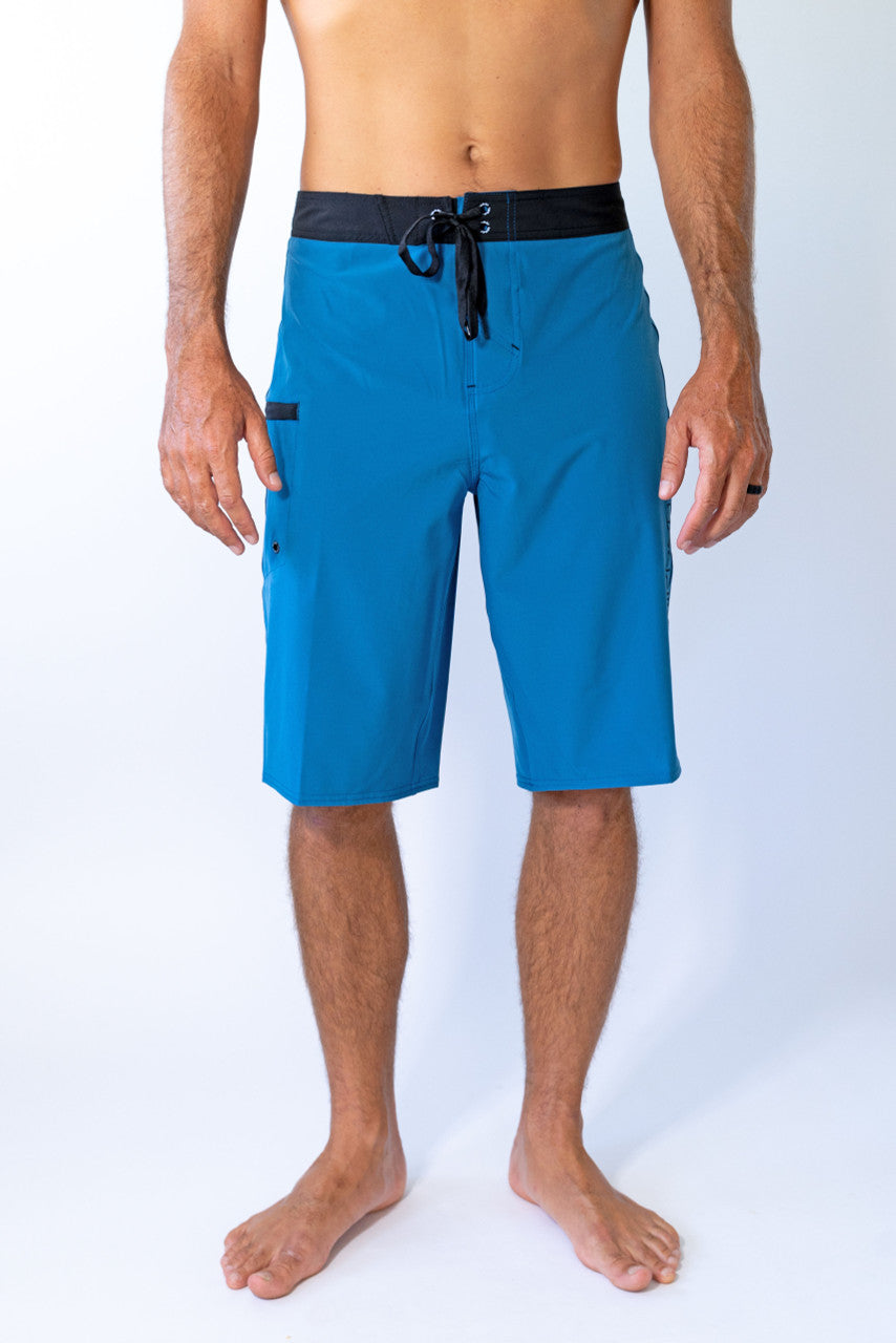 Core Midnight Blue Extra Long 24" Stretch Boardshort