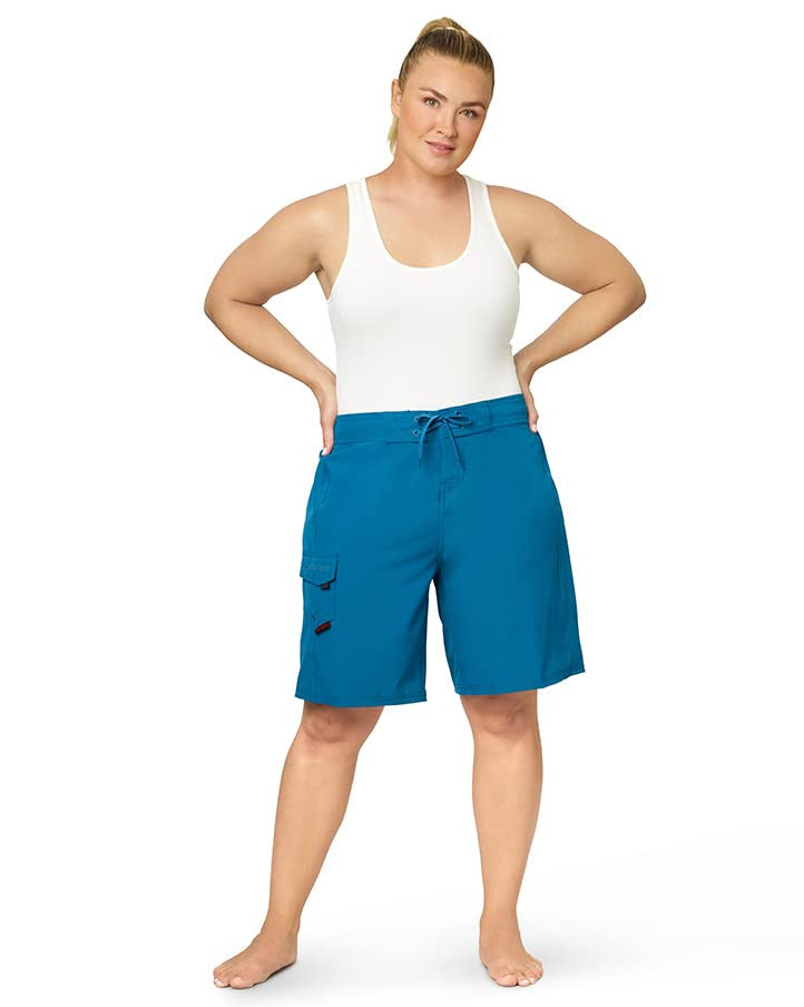 Blue Lagoon 9" Plus-size Swim Bermuda Board Short