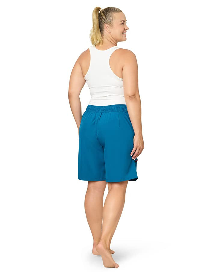 Blue Lagoon 9" Plus-size Swim Bermuda Board Short