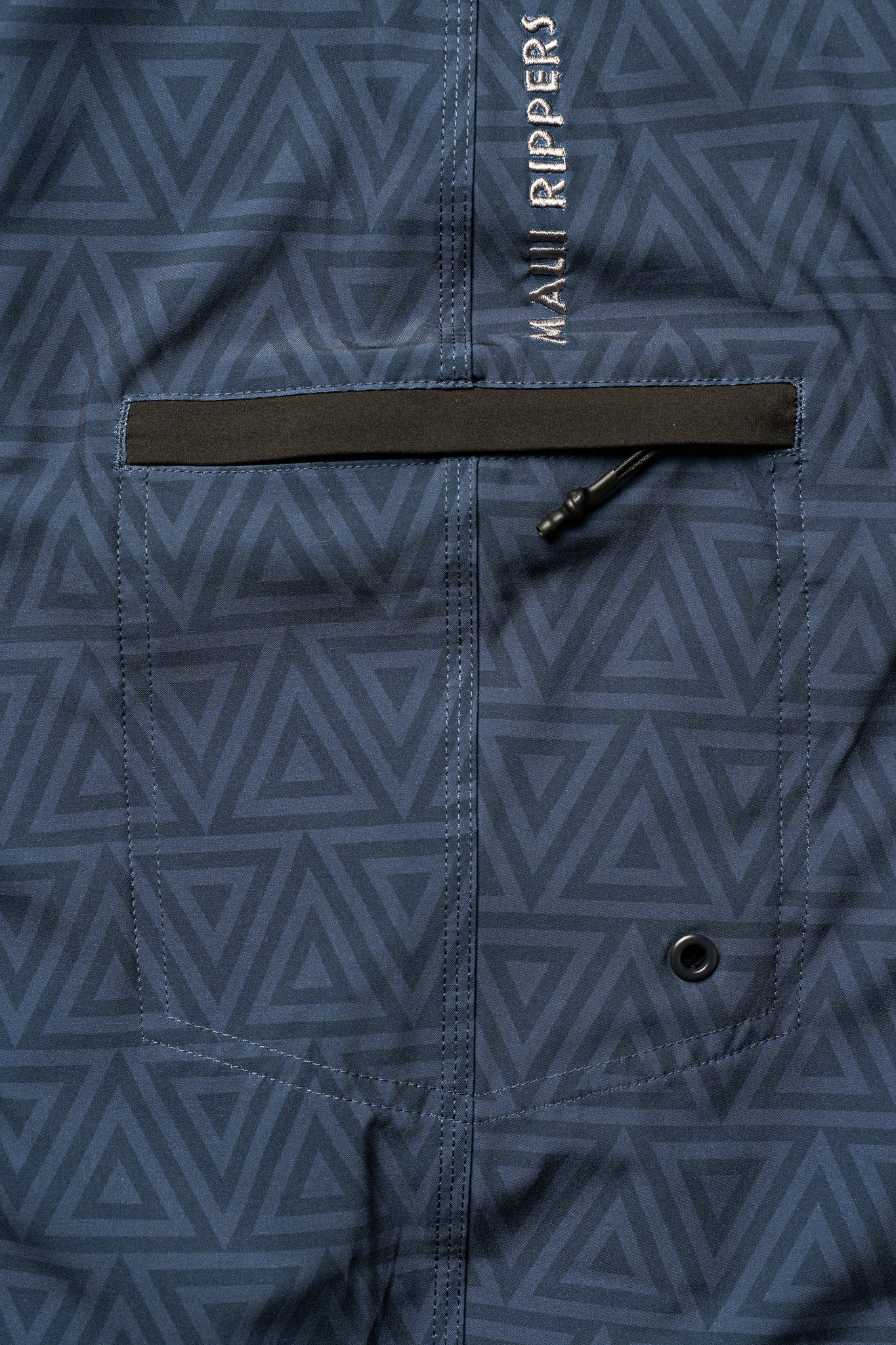 Blue Geo 21" Stretch Boardshort